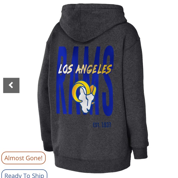 Women’s Los Angeles Rams Hoodie - Picture 2 of 3